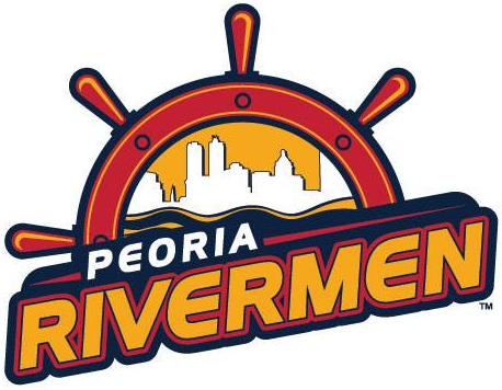 peoria rivermen 2013-pres primary logo iron on heat transfer...